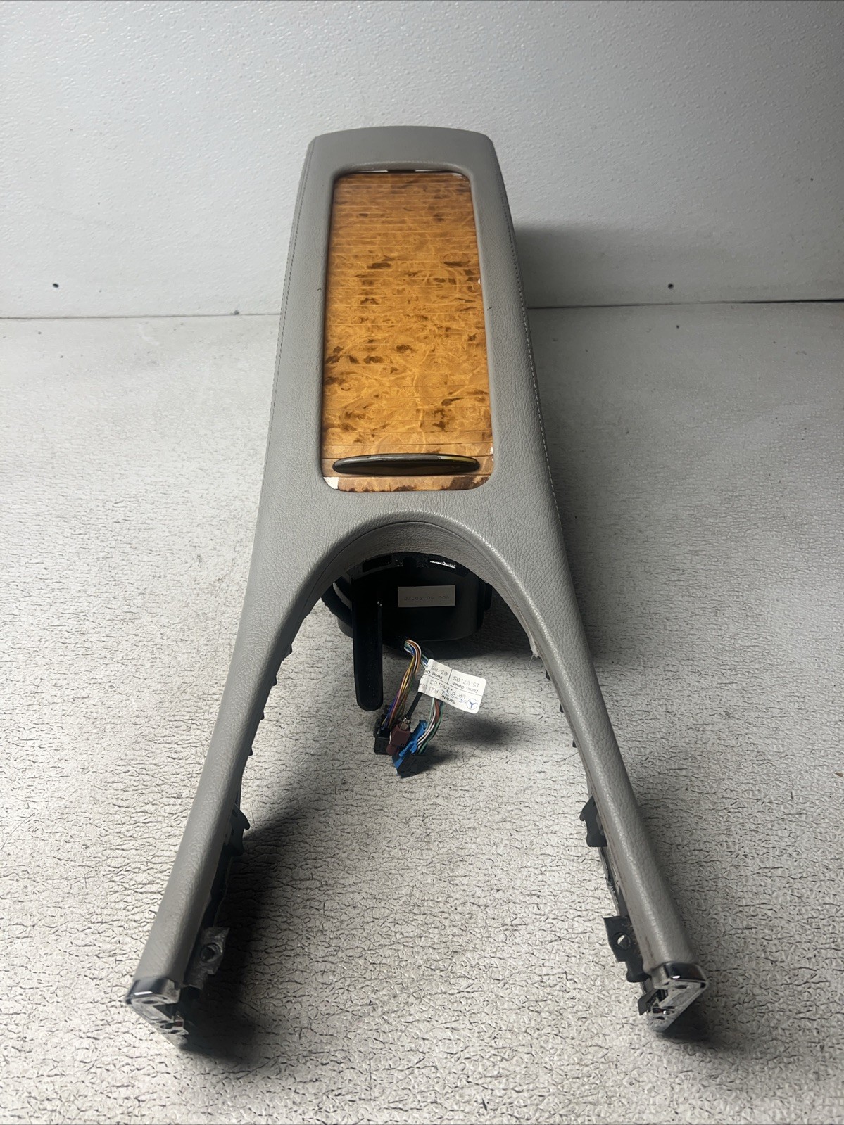 2005-2009 Mercedes W211 E350 E55 Center Console Armrest Storage Unit Black OEM