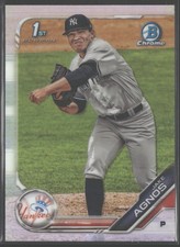 2019 Bowman Draft #BDC-72 Jake Agnos Chrome Refractor