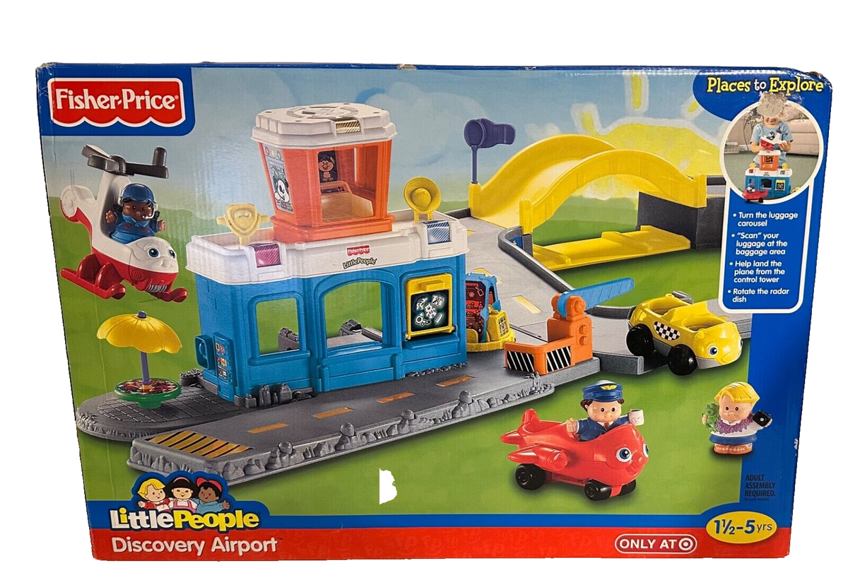 Fisher Price LITTLE PEOPLE DISCOVERY AIRPORT 2010 TARGET EXCLUSIVE NEW