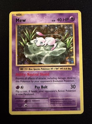 Mew 53/108 Holo Evolution 2016 Englisch NM - Pokemon