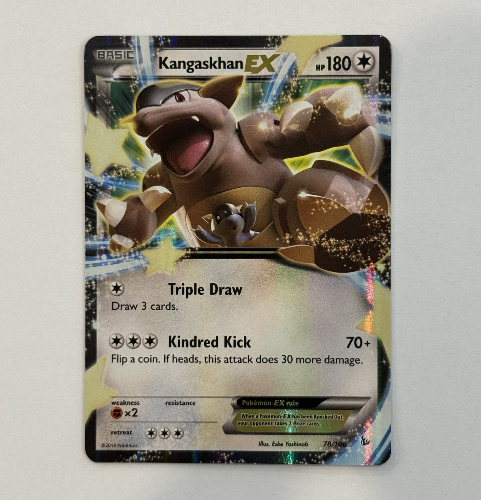 Kangaskhan EX 78/106 XY Flashfire HOLO 2014 Pokémon🔥