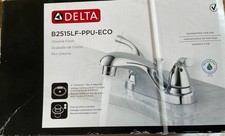 Delta 2 Handle Centerset Bathroom Faucet Chrome B2515LF PPU ECO NEW