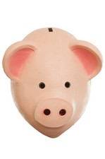 Brand New Piggy Bank Adult Mask