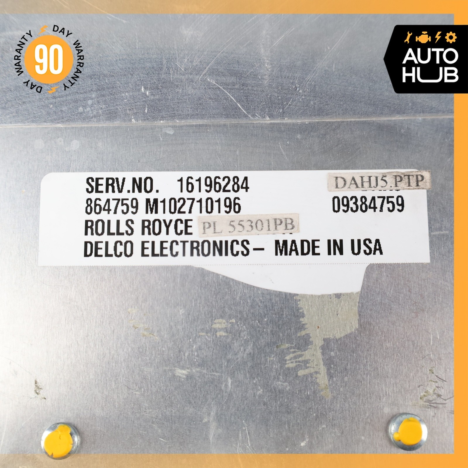 00-02 Bentley Arnage 6.8L V8 Transmission Control Module Unit PL55301PB OEM