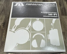 Soundesign Stereophonic Hi-Fi Headphones NIB