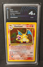 Charizard Holo 1st Ed Base Set 4/102 ITA AiGrade 4.5 - Graded Pokemon Card