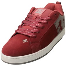 DC Shoes Court Graffik Mens Skate Sneakers in Red