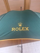 Rolex Golf Umbrella 130cm wide 116cm long Rare Japan Limited Vintage