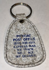 Vintage Pontiac Michigan Post Office Keychain — photo 1