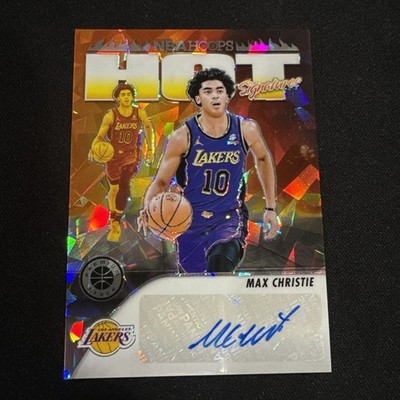 2023-24 Panini NBA Premium Stock | Max Christie Hot Signatures Ice Auto B28