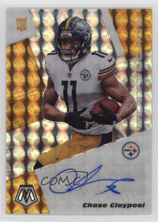 2020 Panini Mosaic Rookie Auto Mosaic Chase Claypool #RA20 Auto RC b8r