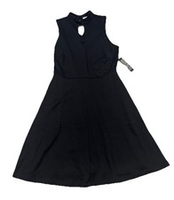 NWT NEW YORK  COMPANY Sleeveless Keyhole Neck Casual Shift Dress size S