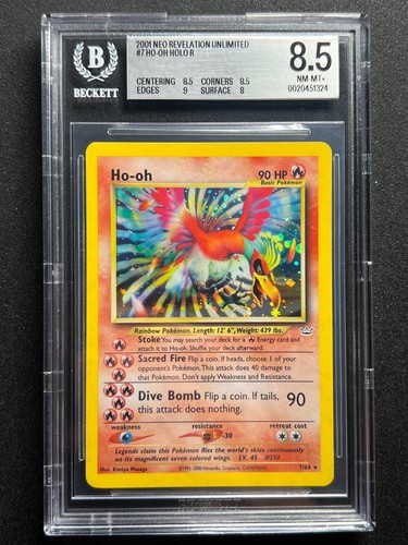 Ho-oh (Unlimited) graded BGS 8.5 for sale on eBay