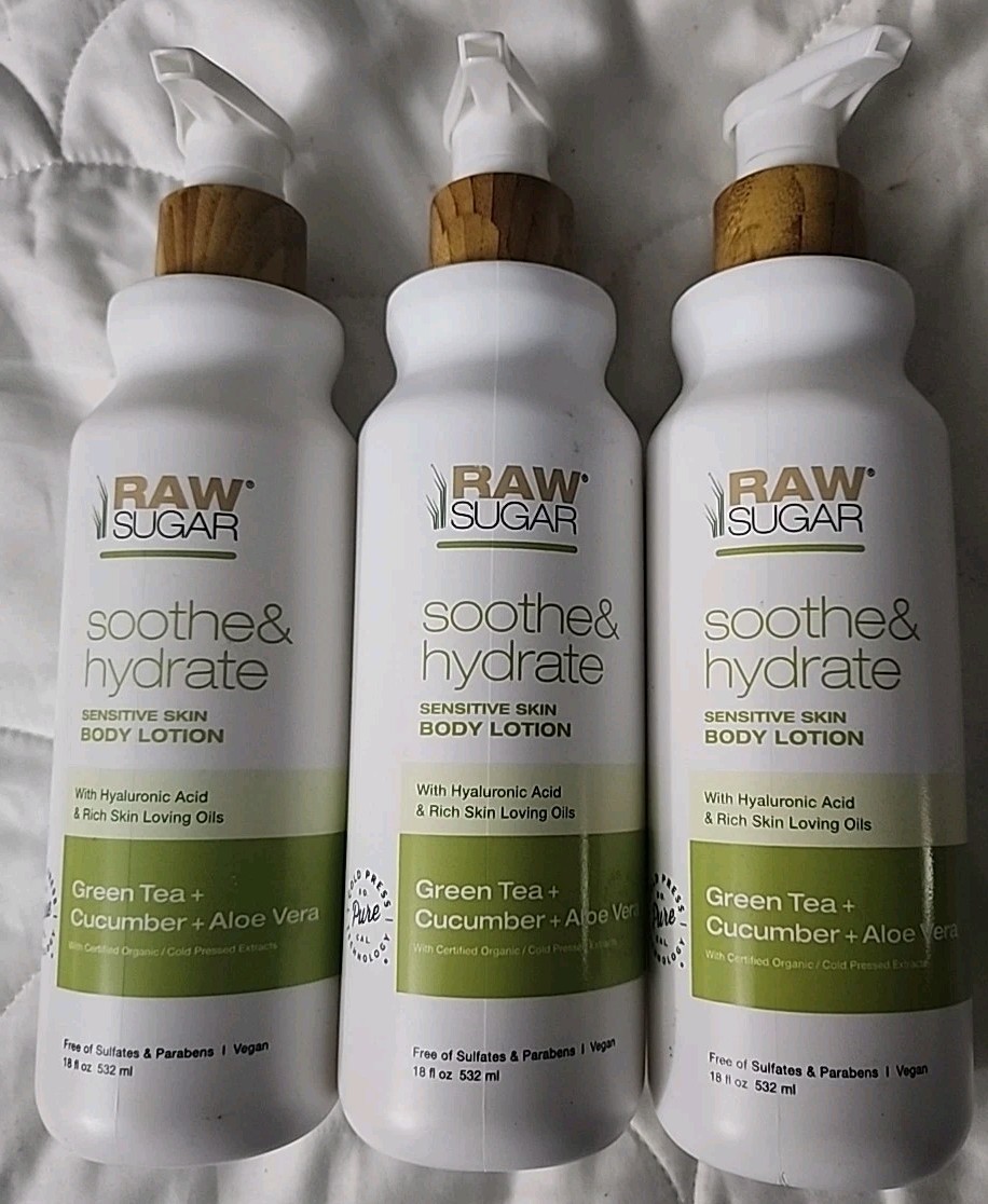 Cucumber + Aloe Vera Sensitive Skin Lotion 18oz