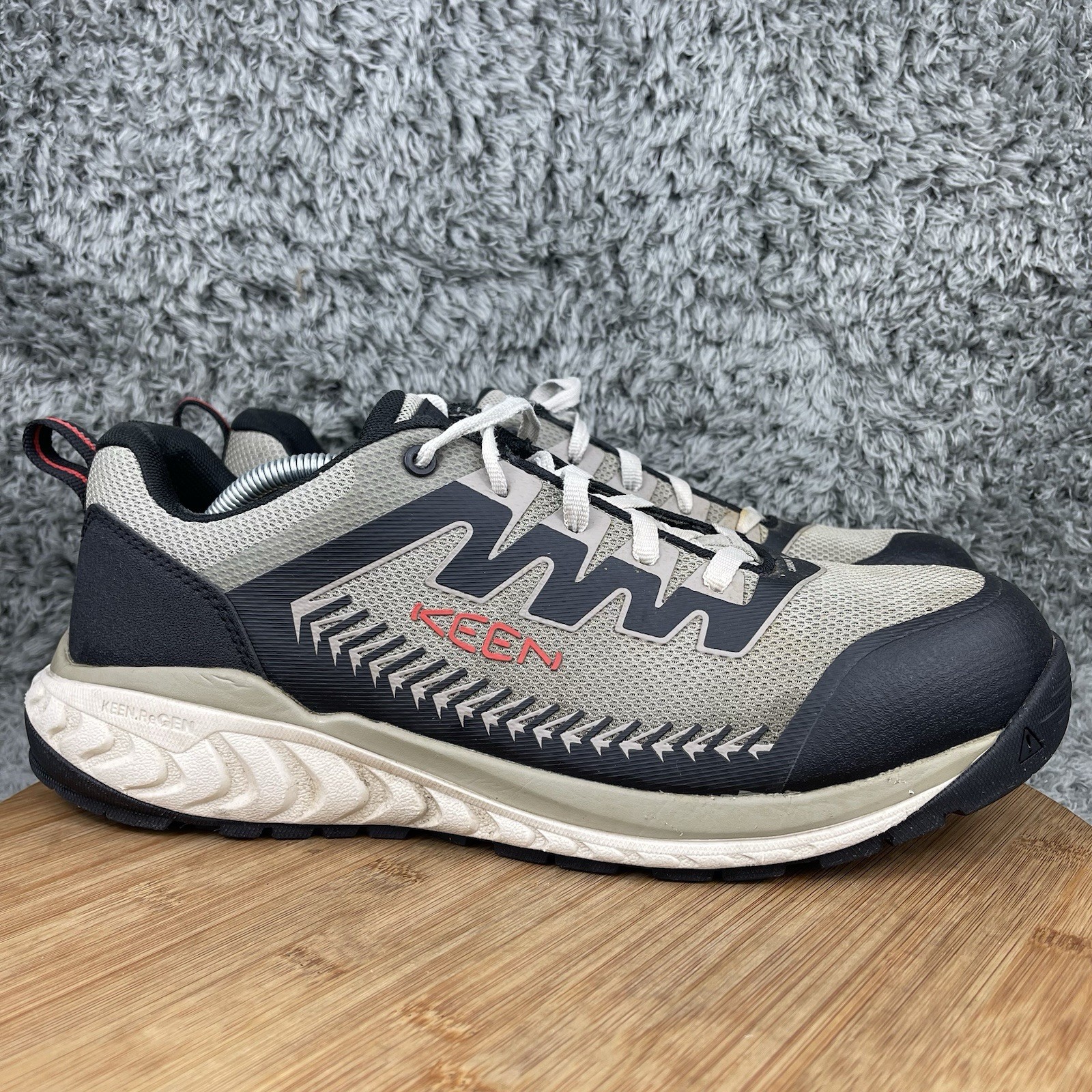 Scarpe sneakers da lavoro KEEN Utility Arvada CT uomo 12 D fibra di carbonio sintetica