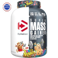 Dymatize Super Mass Gainer Protein Powder 6 Pound Pack 1290 Calories Mixes shake 14.17 per gallon