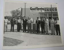 1953 CONOCO Service Station Grand opening 8x10 photo-Paducah, TX April 13th