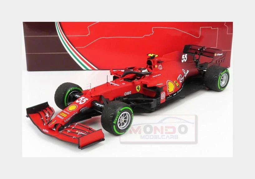 1:18 BBR Ferrari Sf21 Carlos Sainz Emilia Romagna F1 Gp 2021 BBR211855 Modellbau - Bild 1 von 2