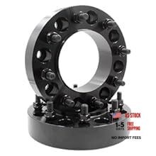 2 Pcs Hub Centric Wheel Spacers 8 SRW - Single Rear Wheel 1.50" Alum 2 Pack 
