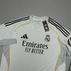 Adidas Real Madrid 25/26 LS Men's SLIM FIT Size 2XL Home Soccer Jersey JN8884