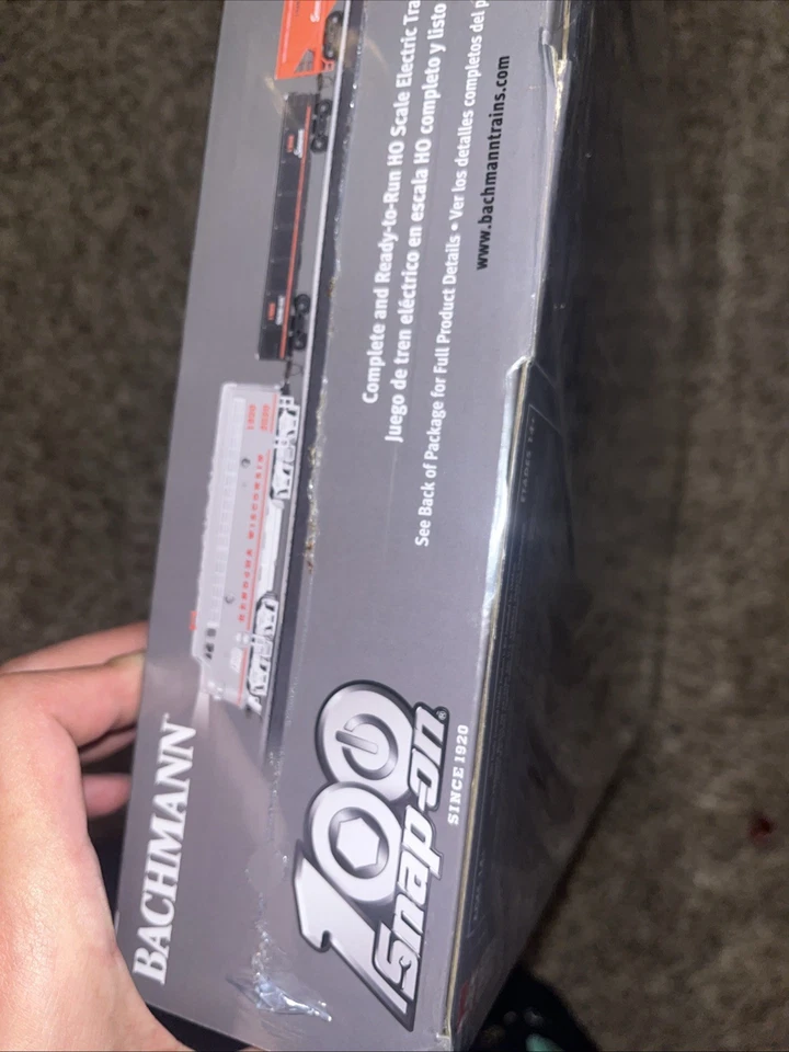 Snap On Tools Bachman 100th Anniversary Train Set New Sealed Unopened - Image 4 of 4
