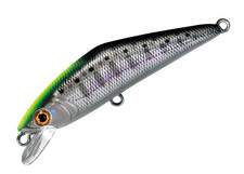 ** SMITH D-CONTACT 50 Heavy Sinking Trout Minnow #53 Black silver Chart Yamame