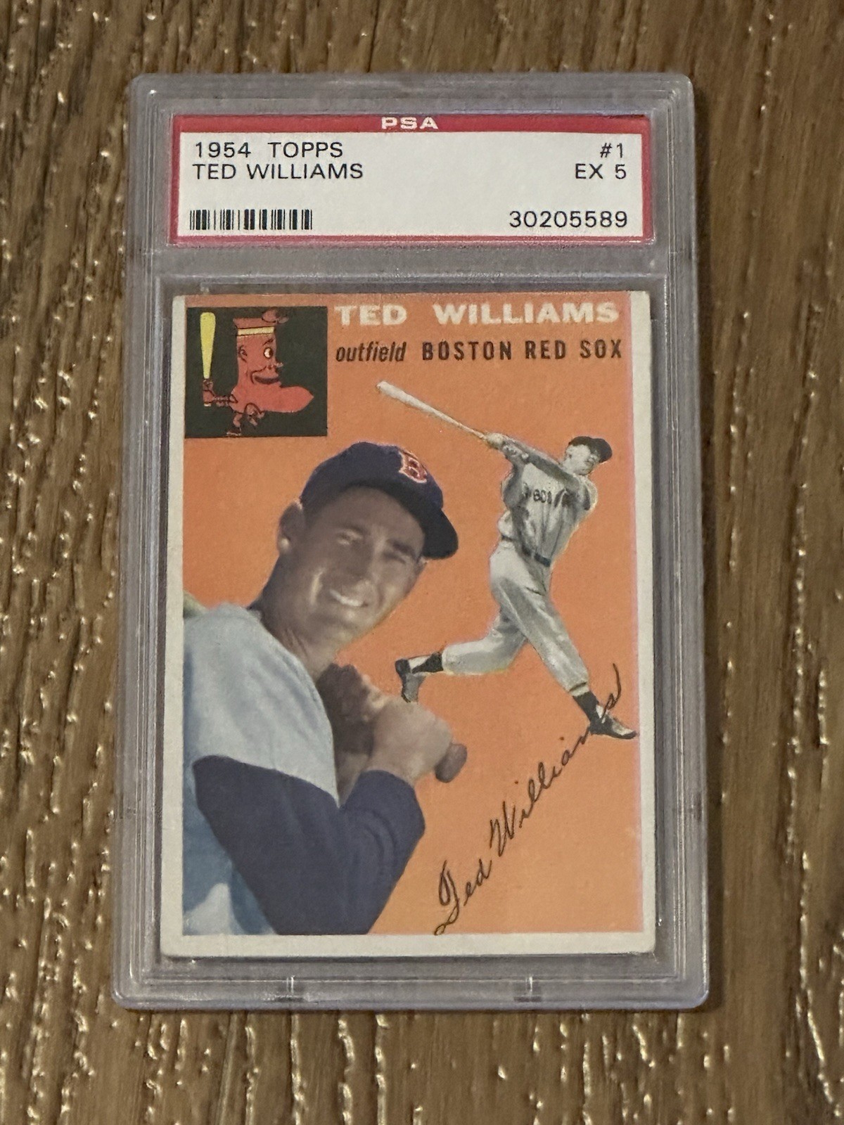 1954 Ted Williams Topps #1 PSA 5 EX 