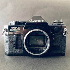   For Parts   Canon AE-1 Program Black 35mm SLR Film Camera Body Only Japan