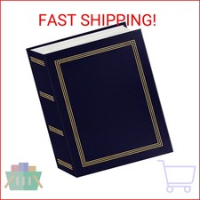 Mini-Max Photo 100 Pocket 4x6 Photo Album, Navy Blue