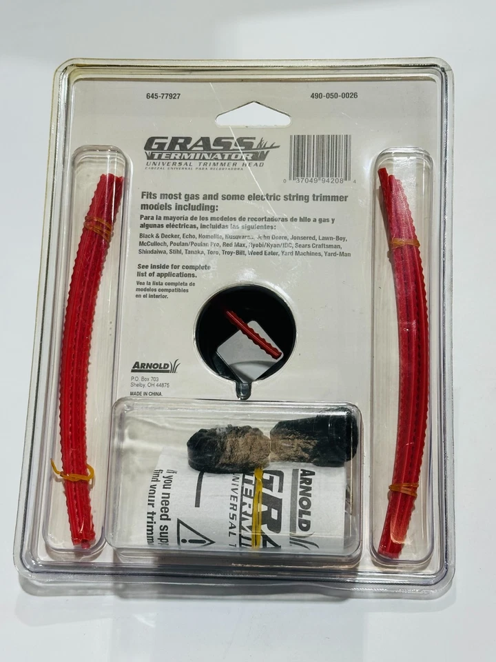 Arnold Césped Terminator Universal Recortadora Cabezal 490-050 Se Adapta a la mayoría de las Recortadoras J63 Foto 2 de 2