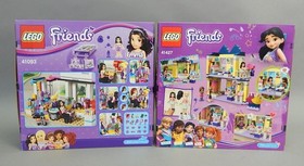 TWO NEW SETS LEGO FRIENDS Emma's Fashion Shop 41427 Heartlake Hair Salon 41093
