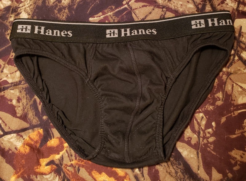 Vintage Hanes Men's Bikini Briefs Underwear Black Small 