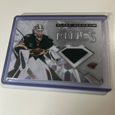 2024-25 UD Black Diamond Debut Relics Jersey #DD-JW Jesper Wallstedt Minnesota
