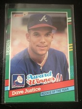 Dave Justice Rookie Error Card 683