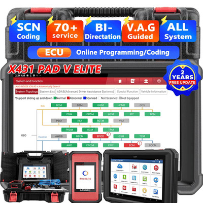 2026 LAUNCH X431 PAD V PAD VII Elite KFZ OBD2 Diagnosegerät ECU Programmierung