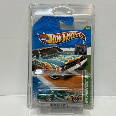 ミニカー Hot Wheels '64 Pontiac GTO Super T-Hunts 2011 Factory Sealed Hot Wheels Super Treasure Hunt '64 Pontiac GTO