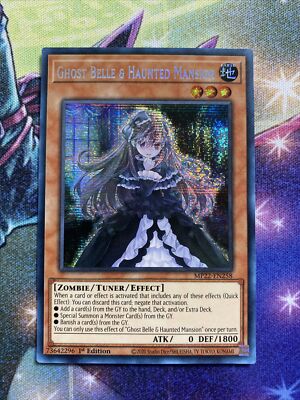 (MT22) Yugioh Ghost Belle & Haunted Mansion MP22-EN258 Prismatic Secret 1st Ed