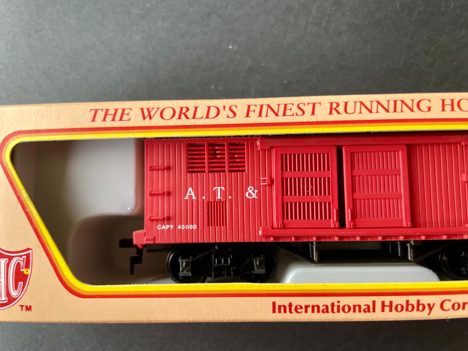 IHC HO Scale Old Time Freight Car, CIVIL WAR A.T. & S.F. Horse Car 12