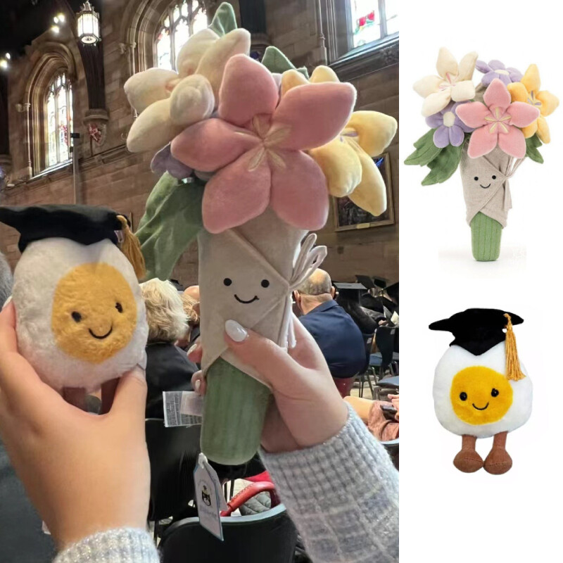 Jellycat Divertido Ramo de Flores Peluche Juguete Niños Regalo para Novia