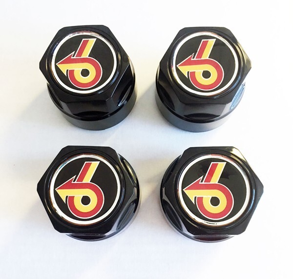 Grand National Power 6 Logo Hex Center Cap inlay Set w Snap Ring