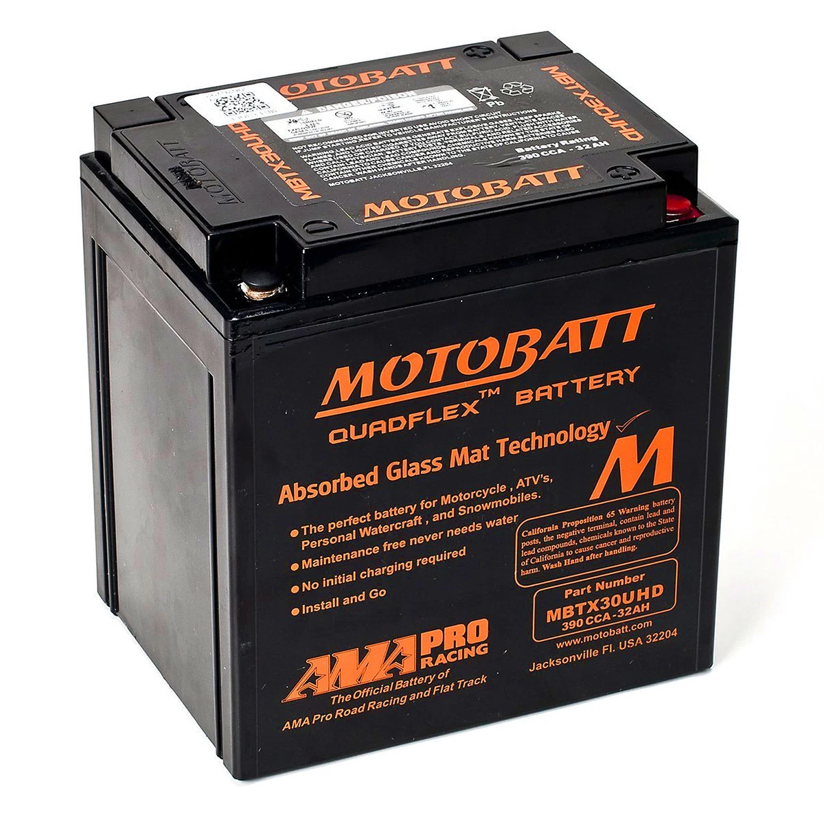 HARLEY DAVIDSON ROAD KING MOTOBATT AGM GEL BATTERY MBTX30U