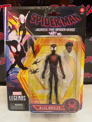 FIGURA HASBRO MARVEL LEGENDS SPIDER-MAN SERIE RETRO SPIDERVERSE MILLAS MORALES