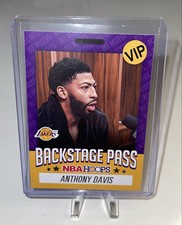 2020-21 Panini NBA Hoops VIP Back Stage Pass 3 Anthony Davis - Los Angeles Laker