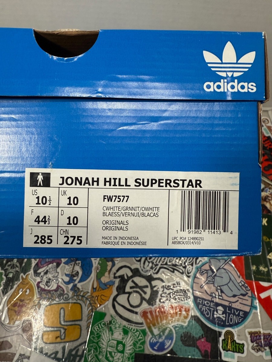 Size 10.5 - Jonah Hill x adidas Superstar White for sale online | eBay