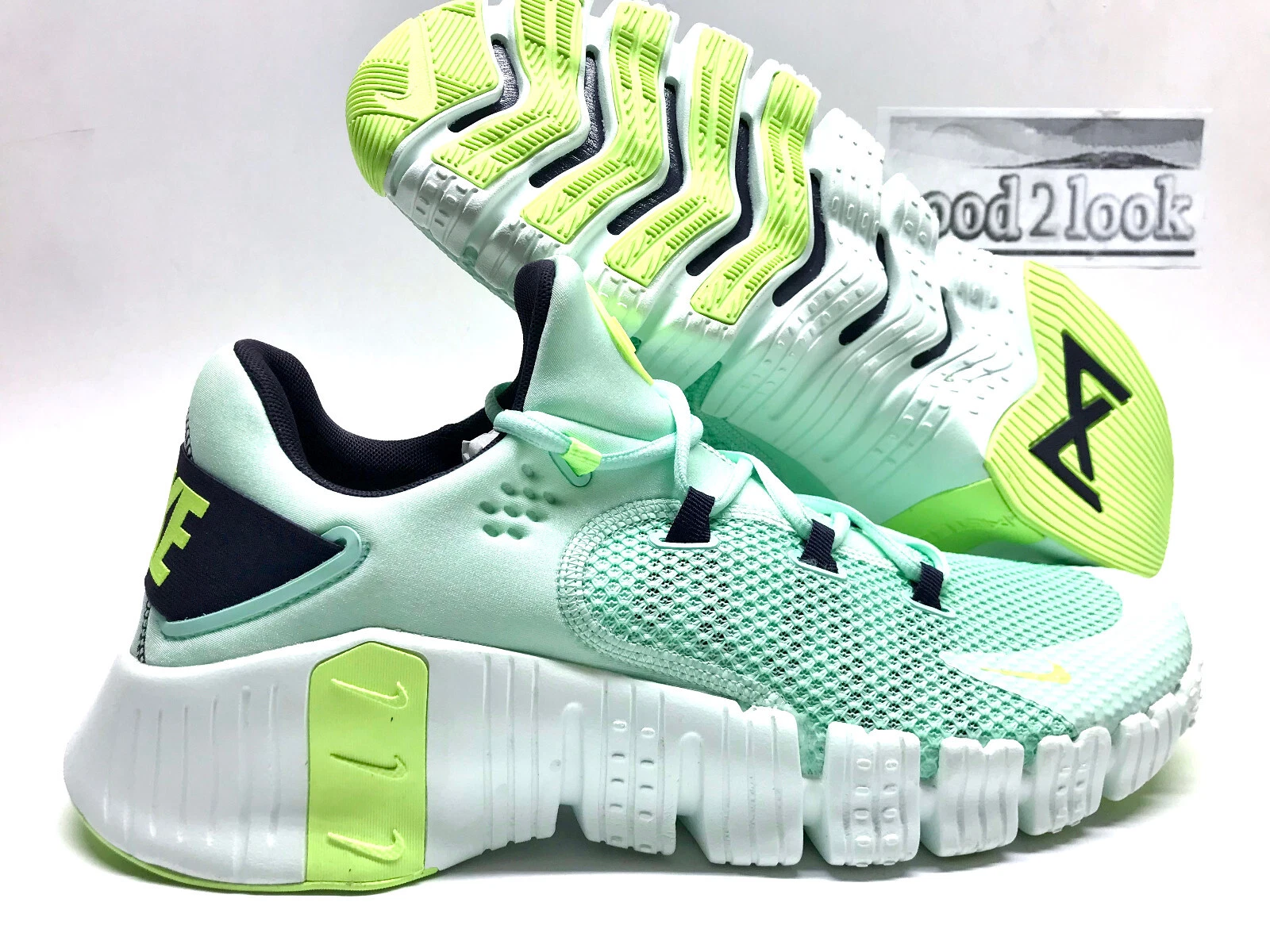 NIKE FREE METCON 4 TRAINER COME NUOVO SCHIUMA VERDE FANTASMA TAGLIA UOMO 11 [CT3886 300]
