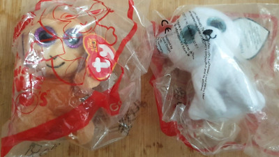 Zwei Neopet Vintage Christmas Special Best McDonalds Spielzeug Bongo Frostiness Konvolut
