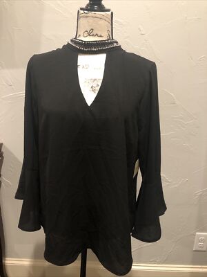 Meraki Women's Top Blouse Shirt XL