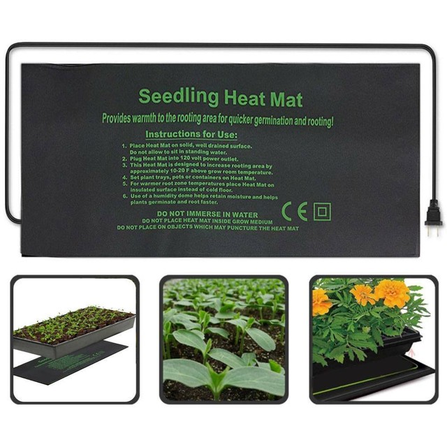 Hot Seedling Heat Mat Plant Seed Germination Propagation Clone Starter