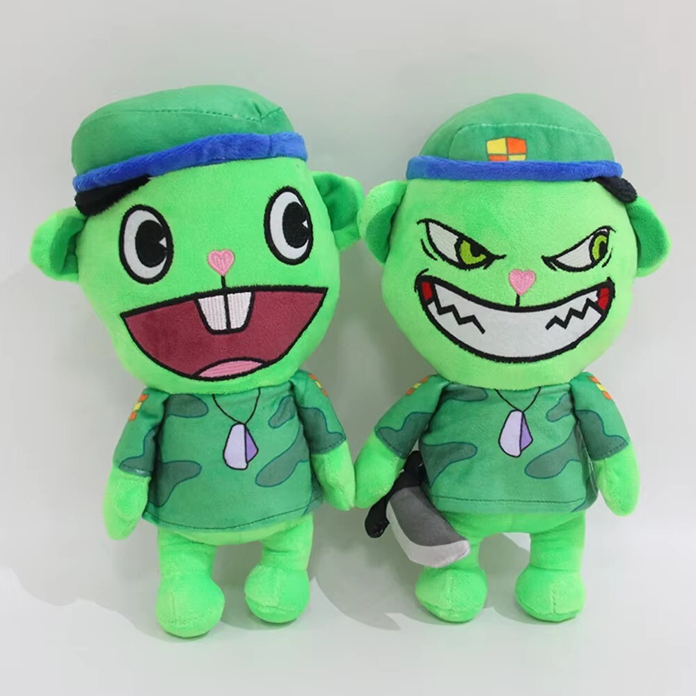 Cartoon Happy Tree Friends HTF Flippy Fliqpy Stuffed Doll Plush