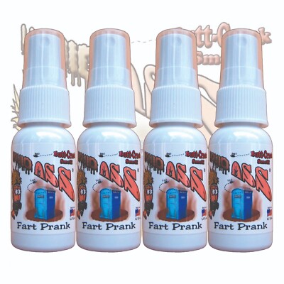 4x LIQUID ASS Praktischer Witz Stinkbombe Spray übler Geruch Ekelhaft Poo Original